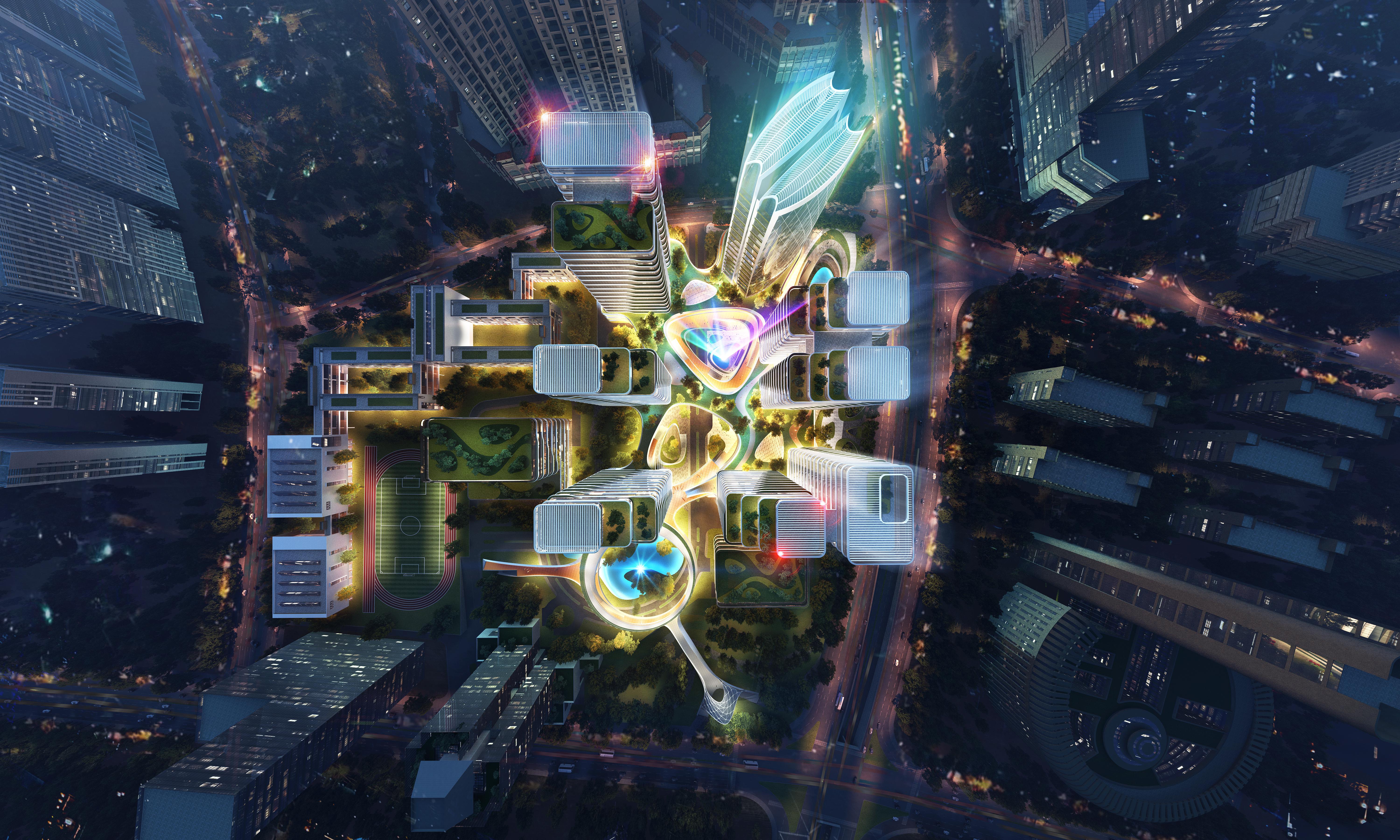 [南宁]东盟信息港产业办公二期建筑方案设计